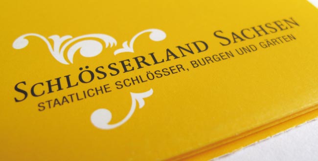 Corporate Design Logo Schlösserland Sachsen