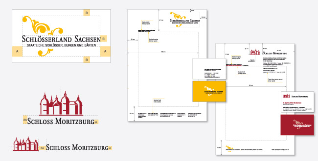 Corporate Design Manual Stylegiude Schlösserland Sachsen